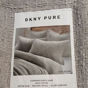 DKNY Pure Textured Cotton Sham in Gray